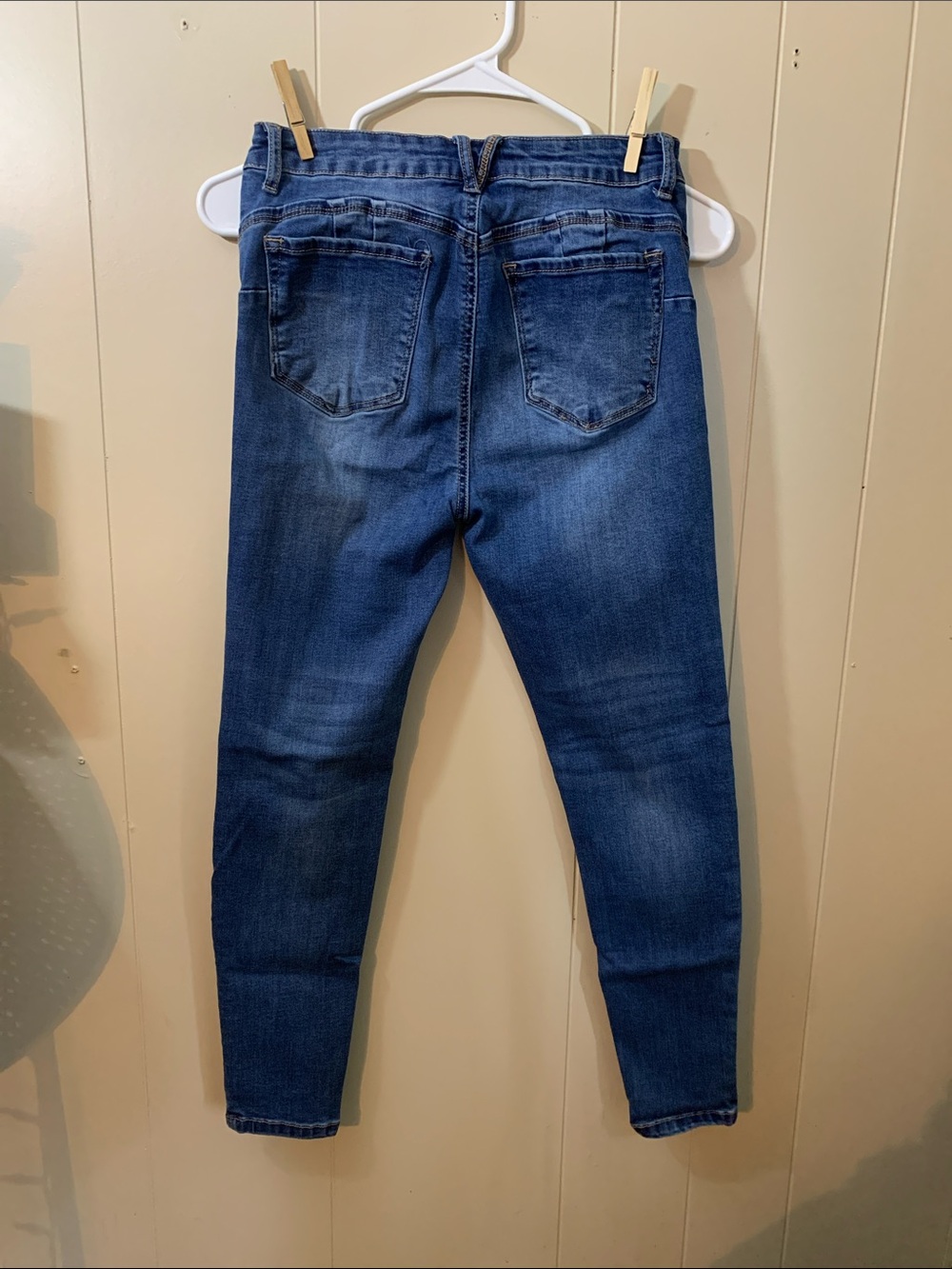 Wax Jean Women's Dark Blue Skinny Jeans - Picture 2 of 7